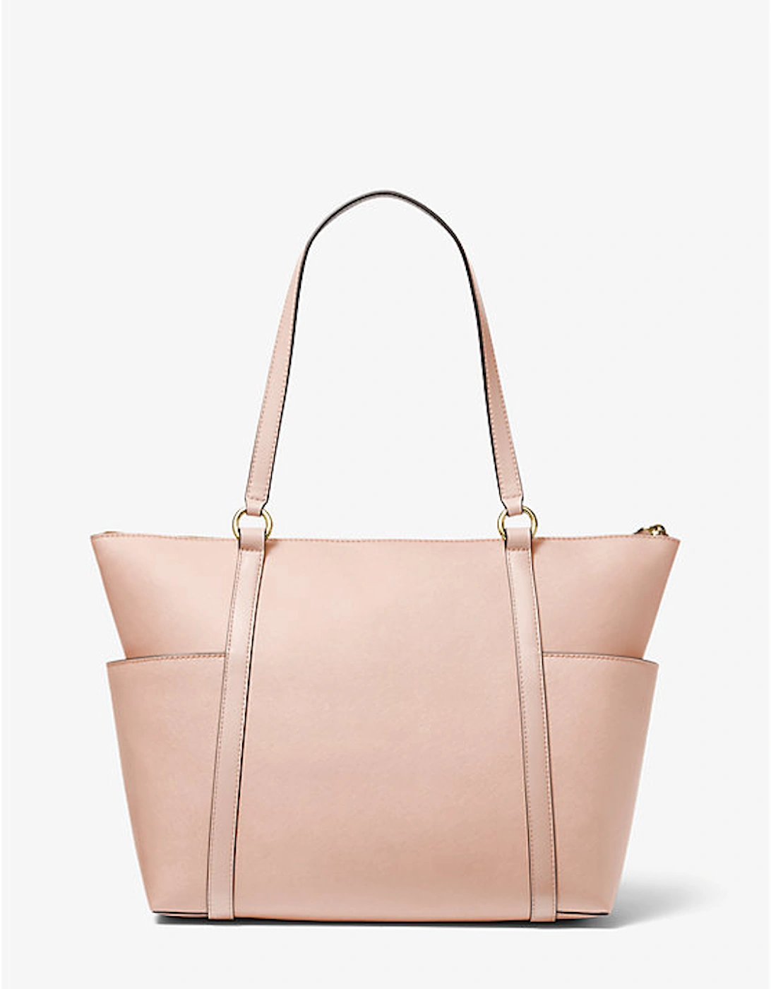 Sullivan Large Saffiano Leather Top-Zip Tote Bag