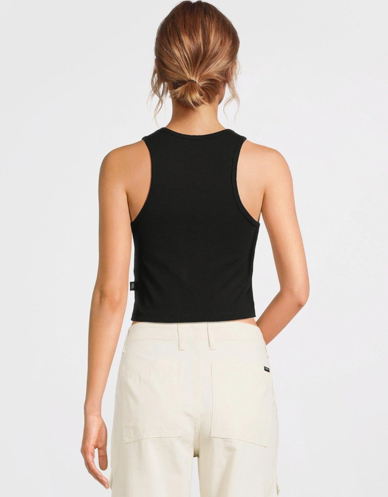 Women's Essential Racer Tank - Black