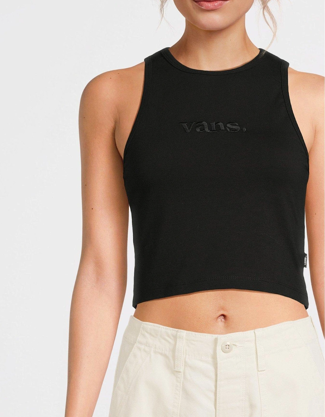 Women's Essential Racer Tank - Black