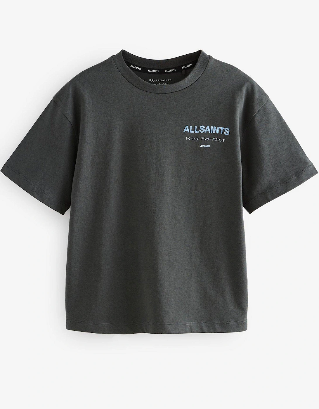 All Saints Boys Underground Tee - Black