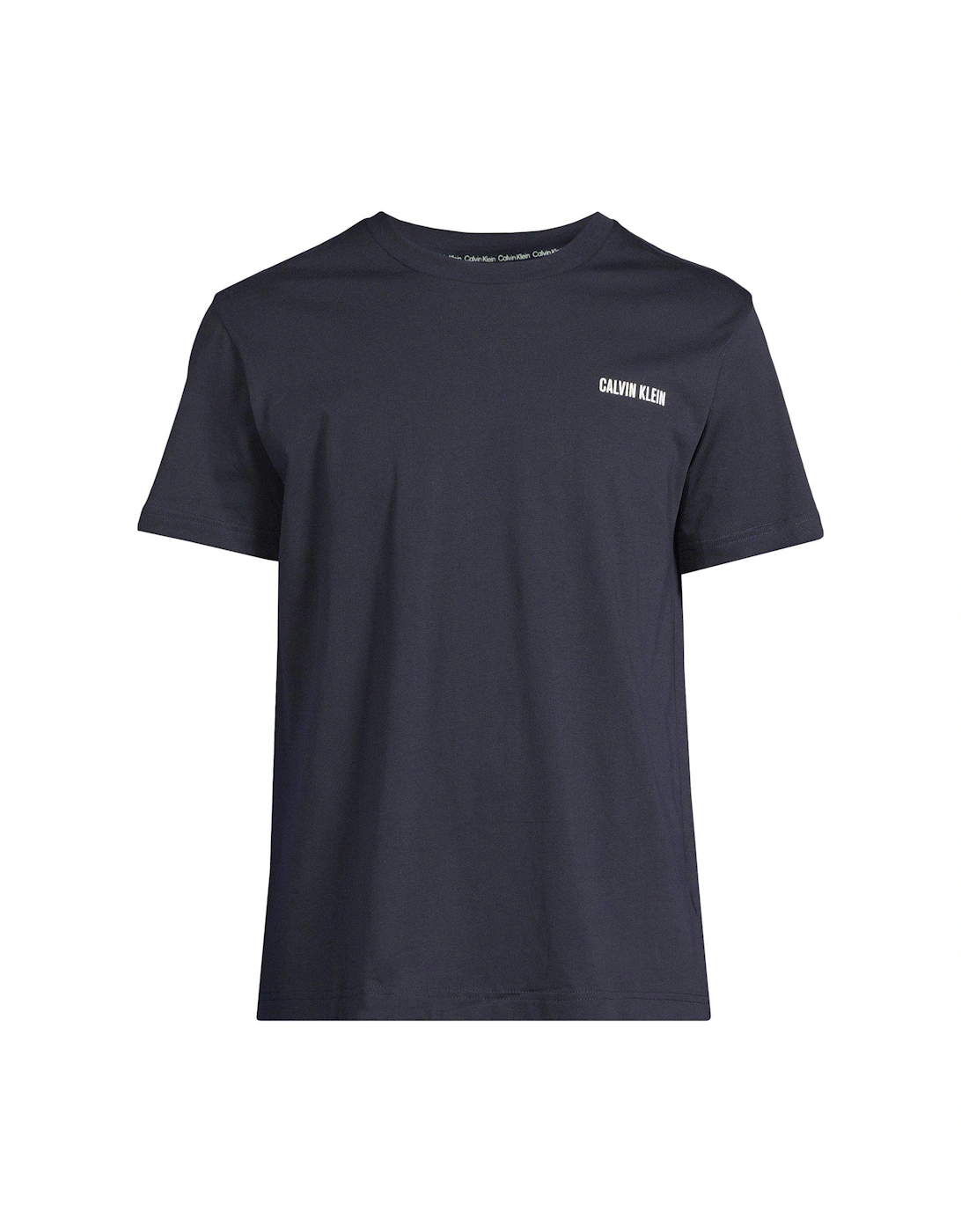 Crew Neck Short Sleeve T-Shirt - Dark Purple