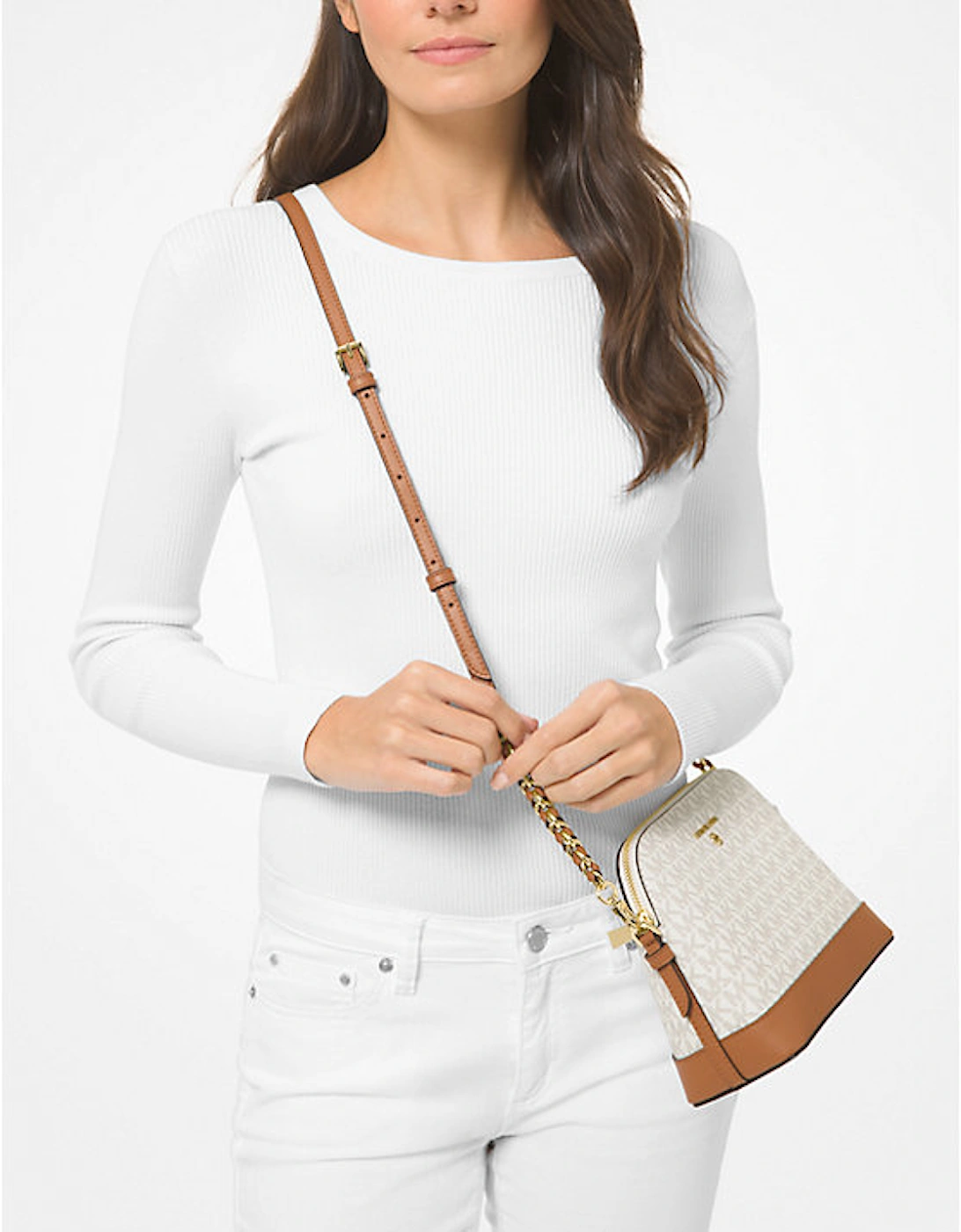 Large Logo Dome Crossbody Bag