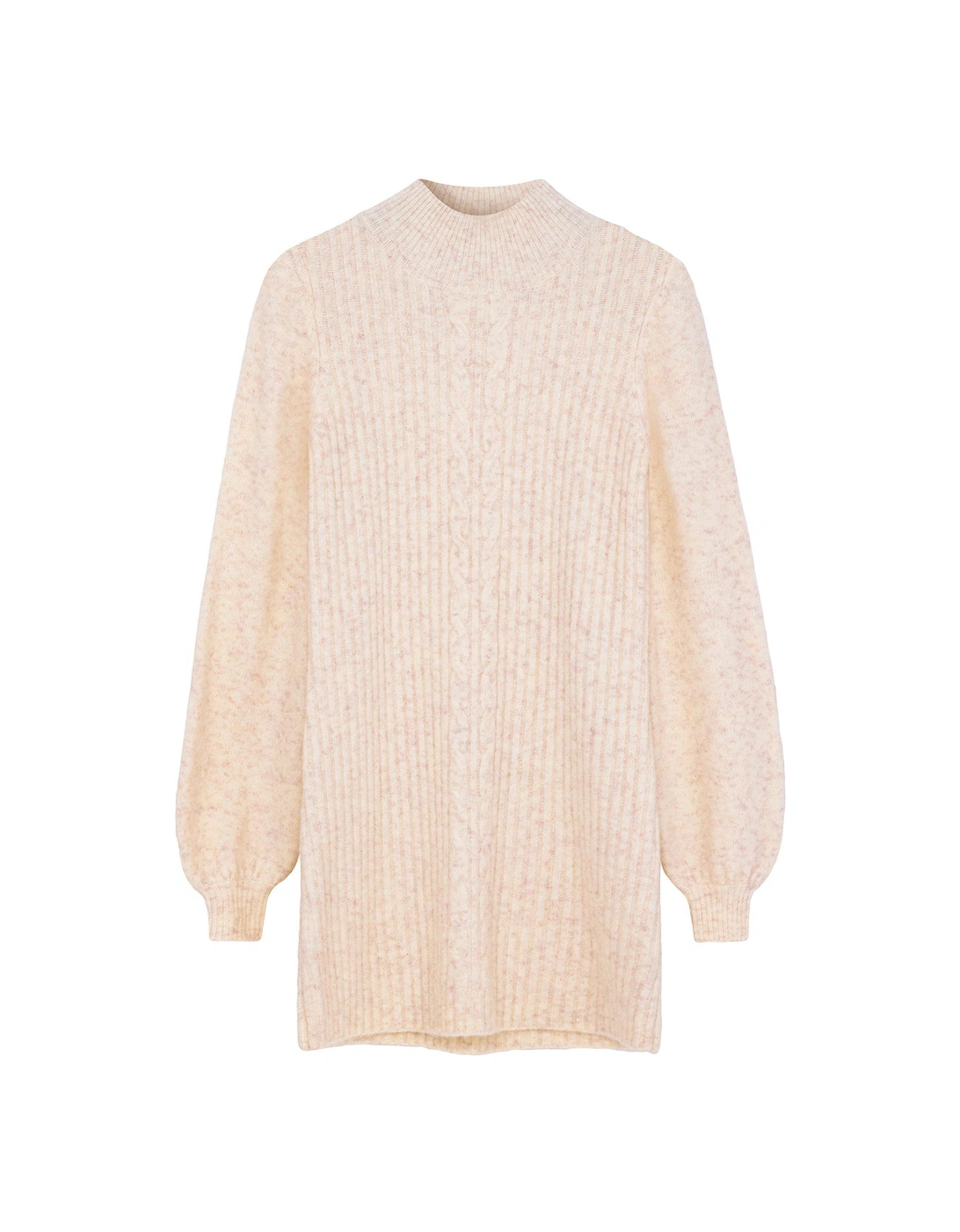 Cosy Nights Knitted Dress - Cream