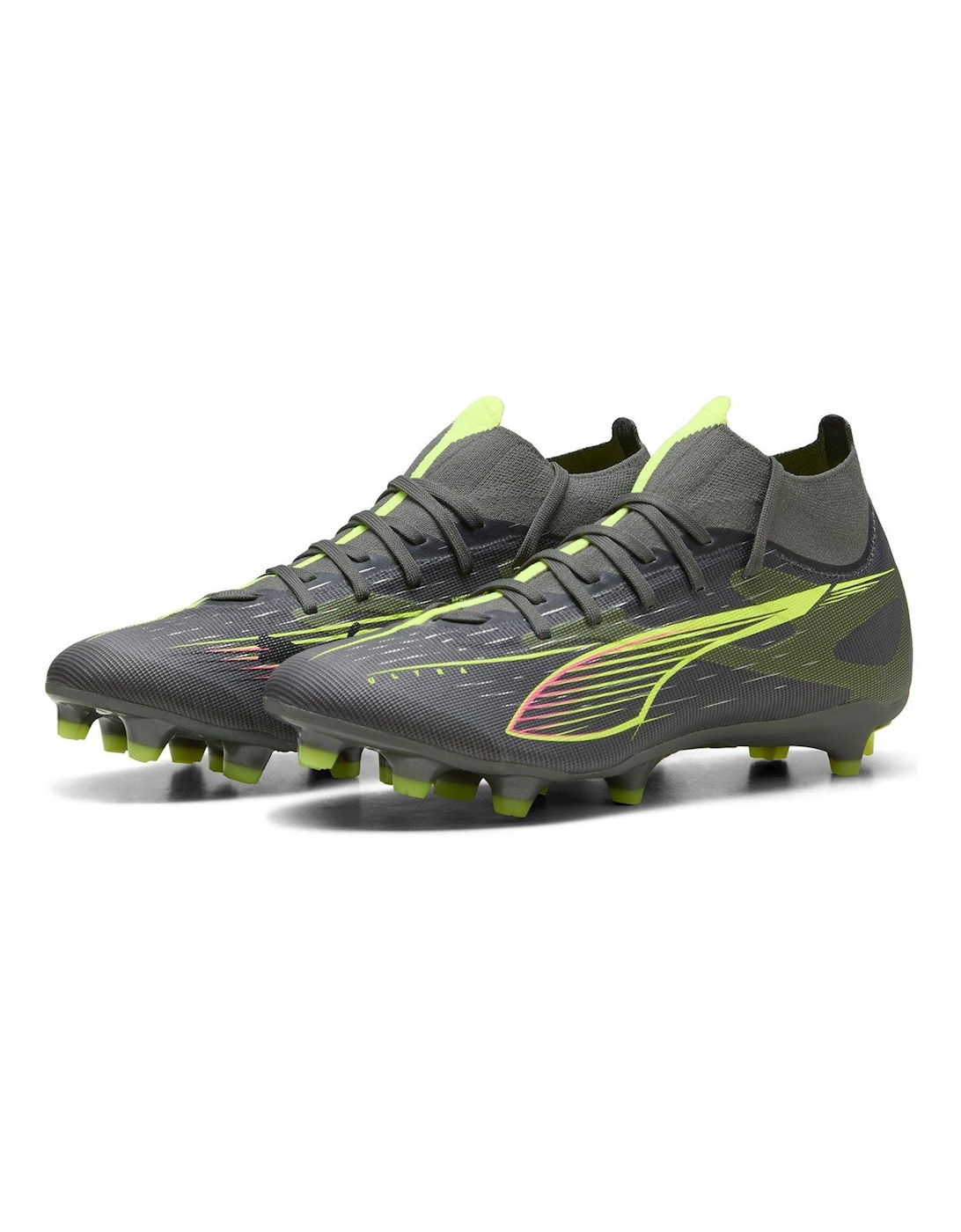 Womens Ultra 5 Match Laceless Firm Ground Football Boots - Yellow