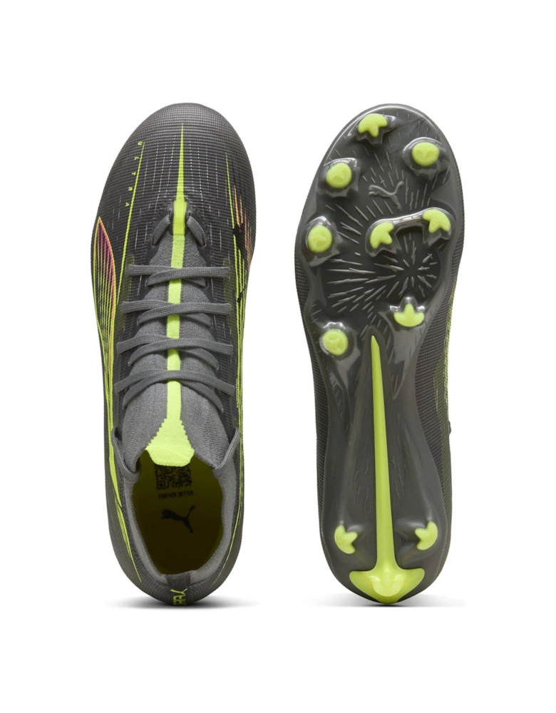 Womens Ultra 5 Match Laceless Firm Ground Football Boots - Yellow