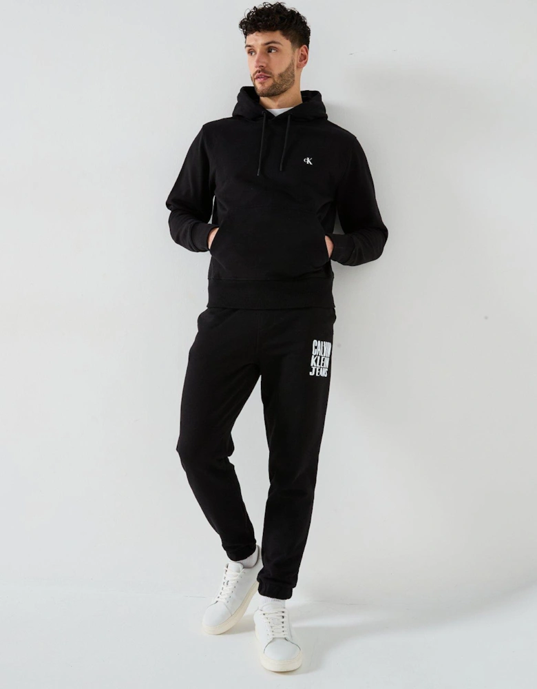 Painted Overhead Hoodie - Black