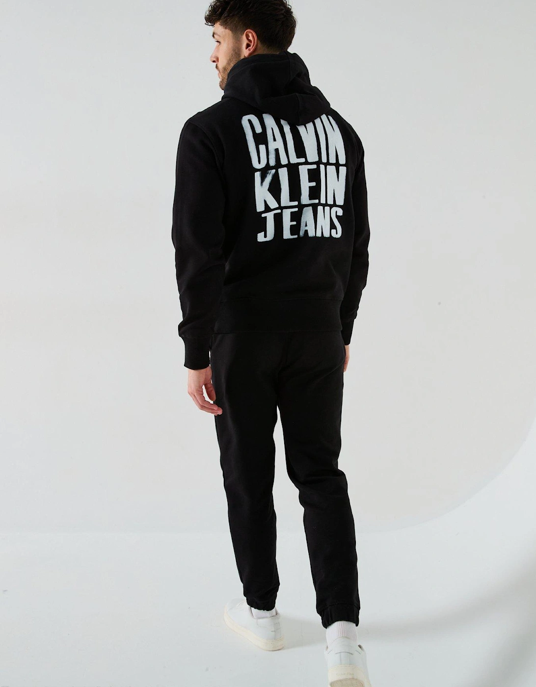 Painted Overhead Hoodie - Black