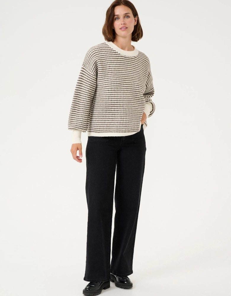 Ellery Striped Pullover - Green