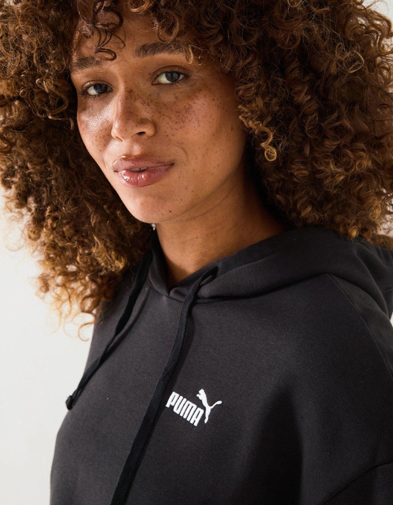 Womens Short Hooded Sweat Suit - Black