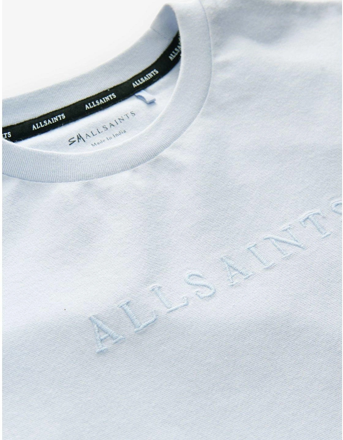 All Saints Broderie T-Shirt Dress - White
