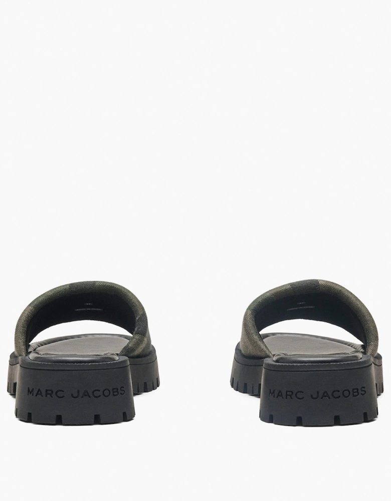 The Camo Jacquard Lug Sole Sliders - Multi