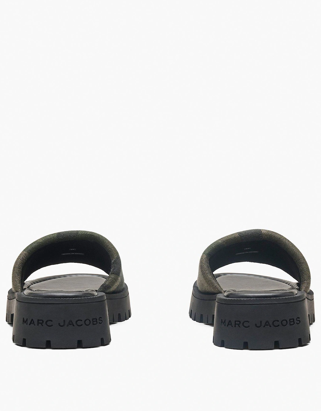 The Camo Jacquard Lug Sole Sliders - Multi