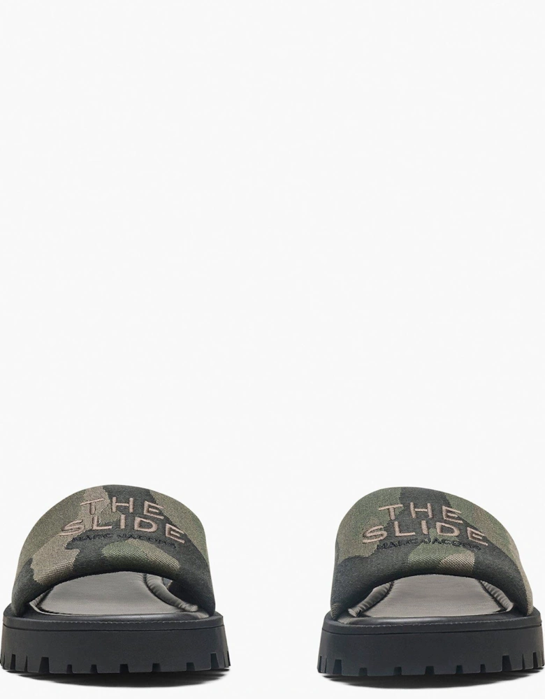 The Camo Jacquard Lug Sole Sliders - Multi