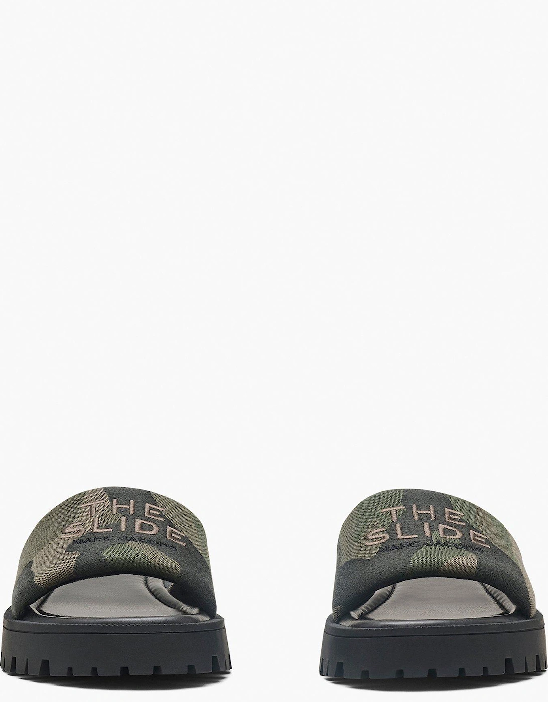 The Camo Jacquard Lug Sole Sliders - Multi