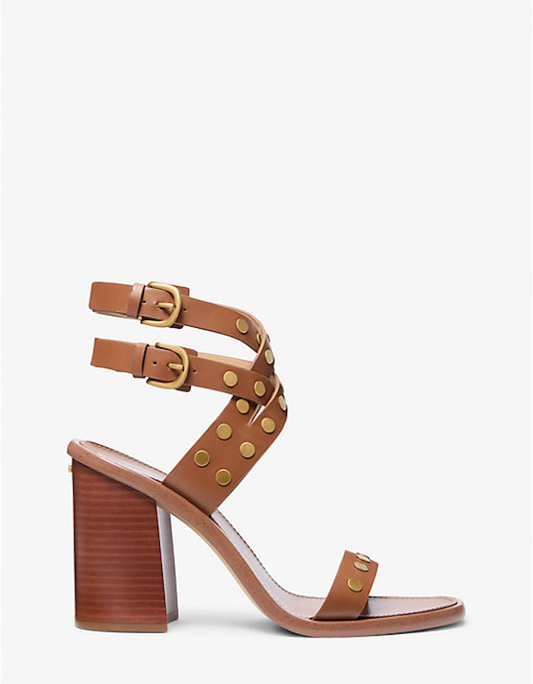 Irene Studded Leather Sandal