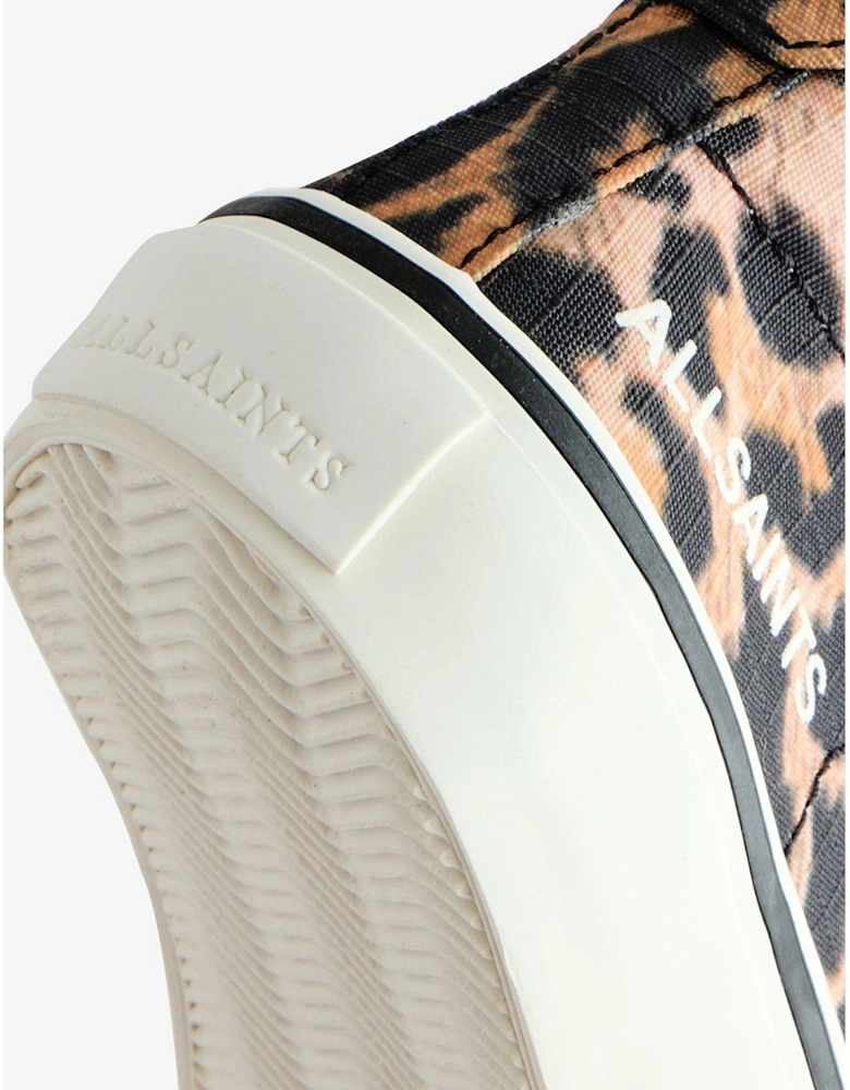 Girls Leopard Trainer - Brown