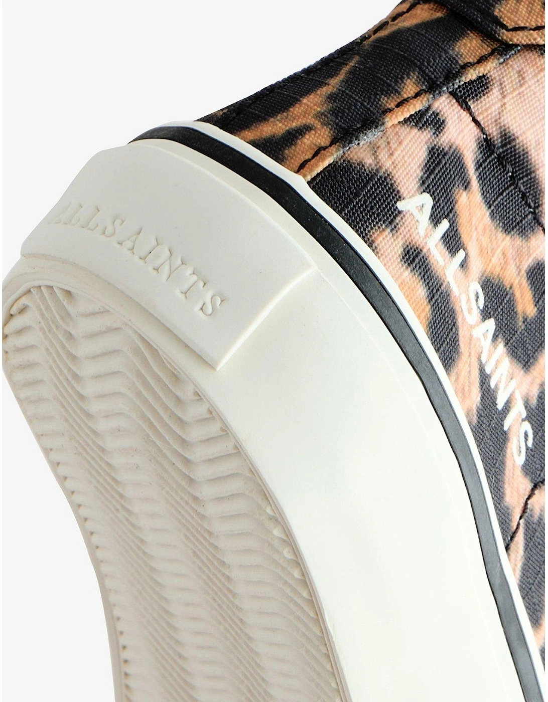Girls Leopard Trainer - Brown