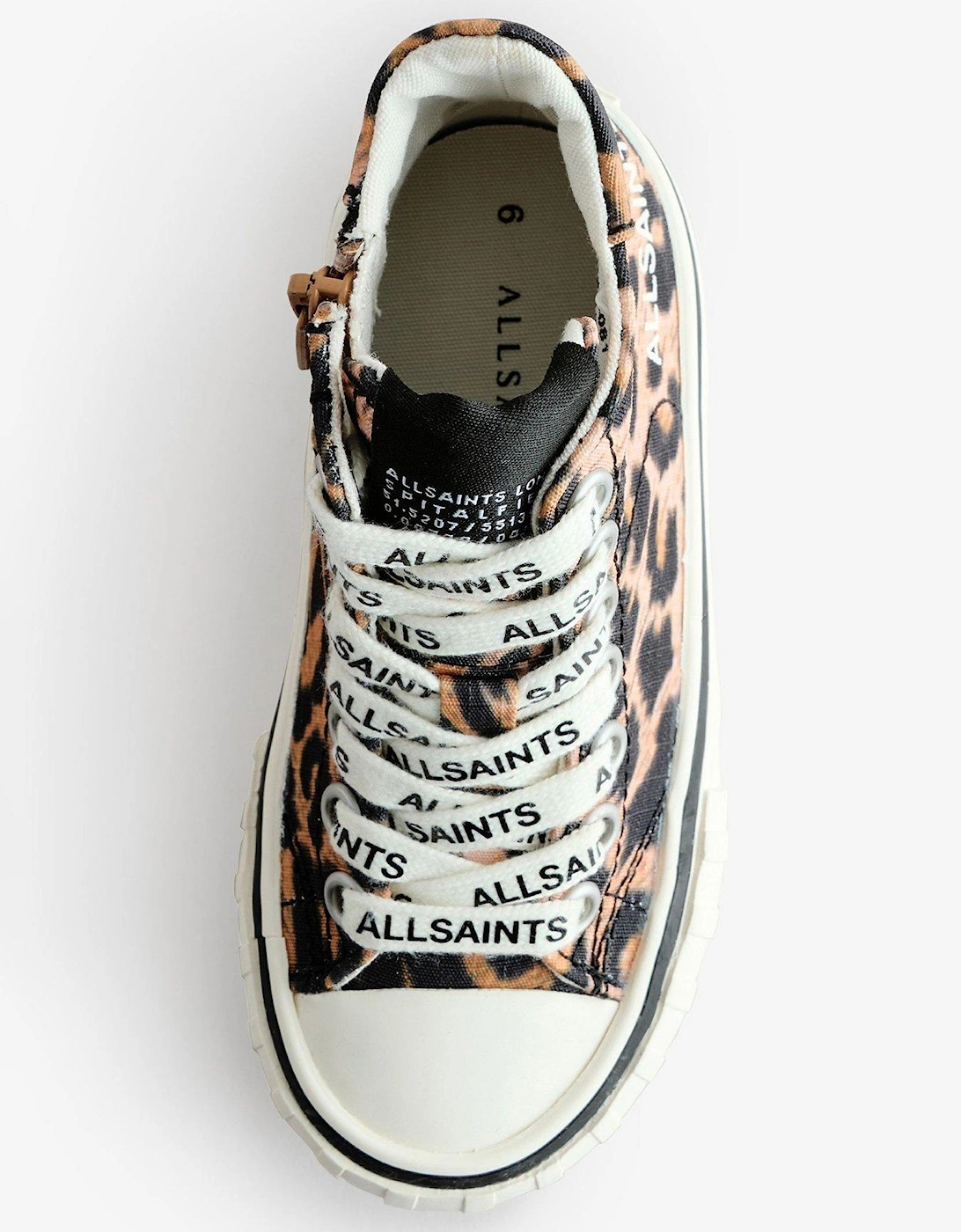 Girls Leopard Trainer - Brown