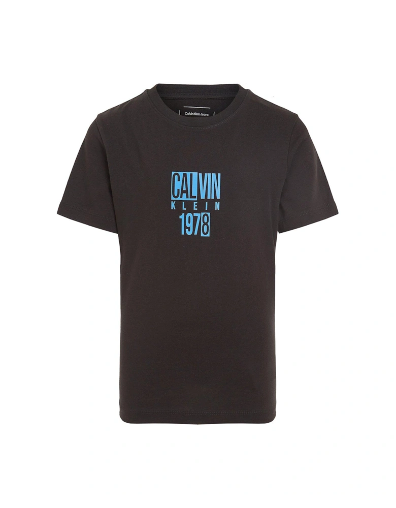 Boys Good Level Regular Short Sleeve T-Shirt - Black