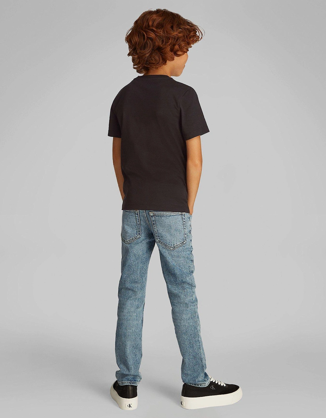 Boys Good Level Regular Short Sleeve T-Shirt - Black