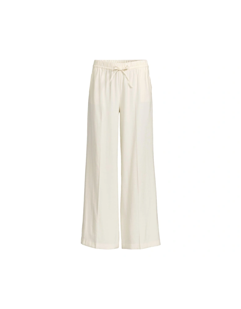 Wide Leg Trouser Co-Ord - Cream