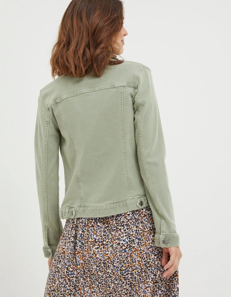 Tasha Denim Jacket - Light Green