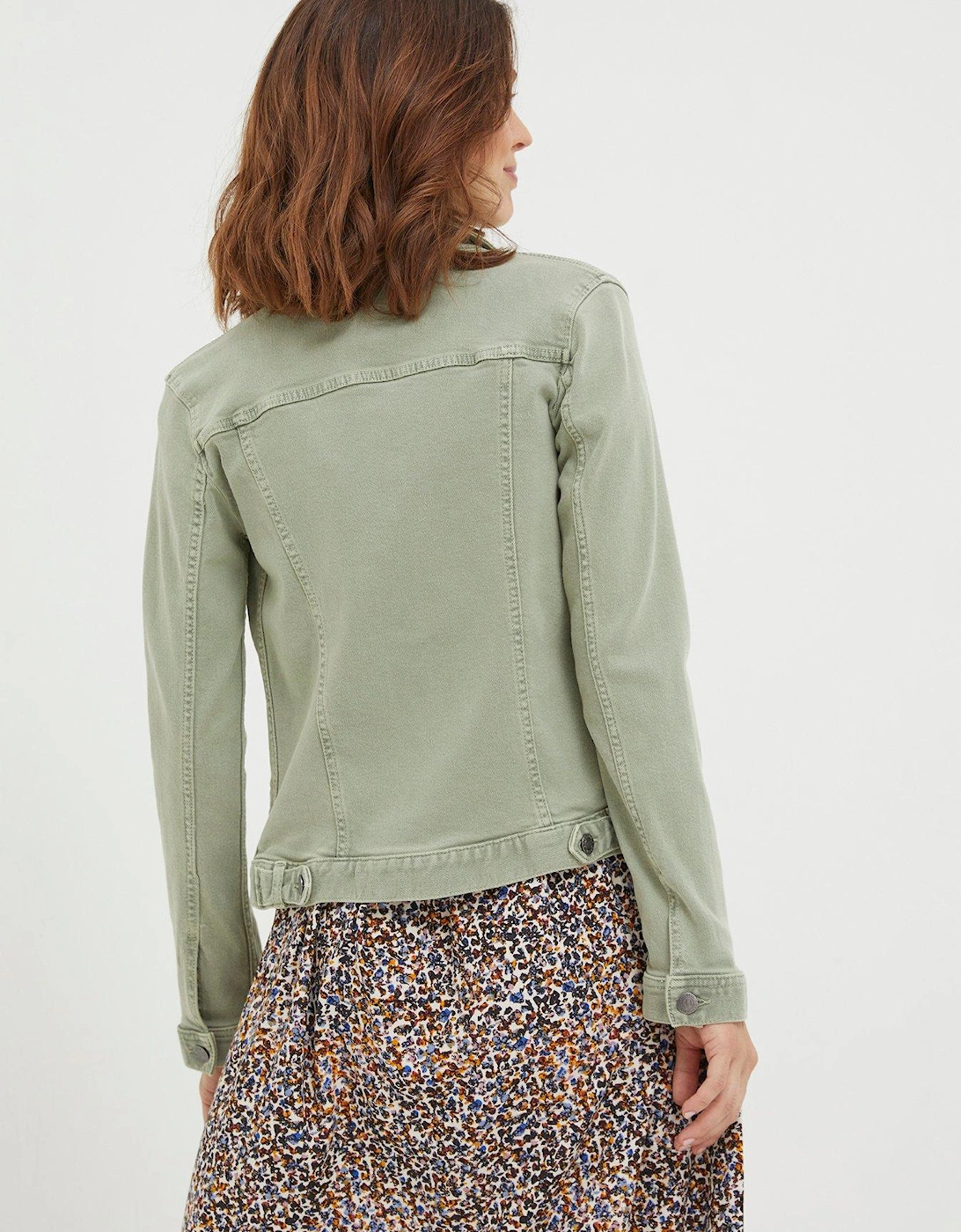 Tasha Denim Jacket - Light Green