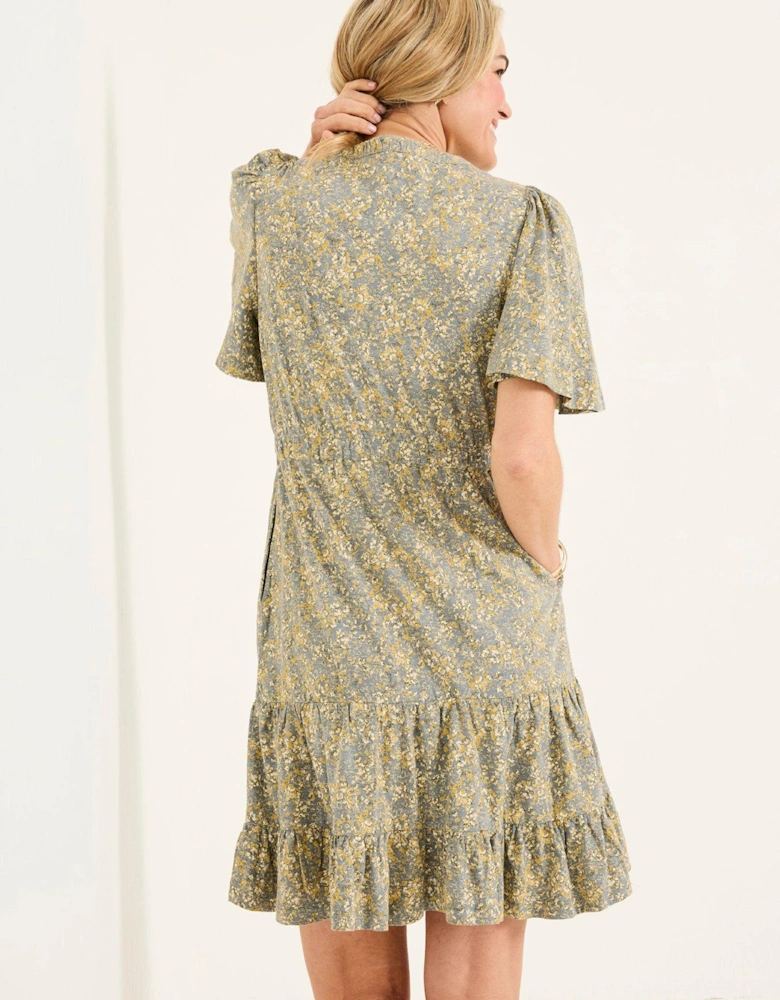 Grace Air Ditsy Dress - Yellow