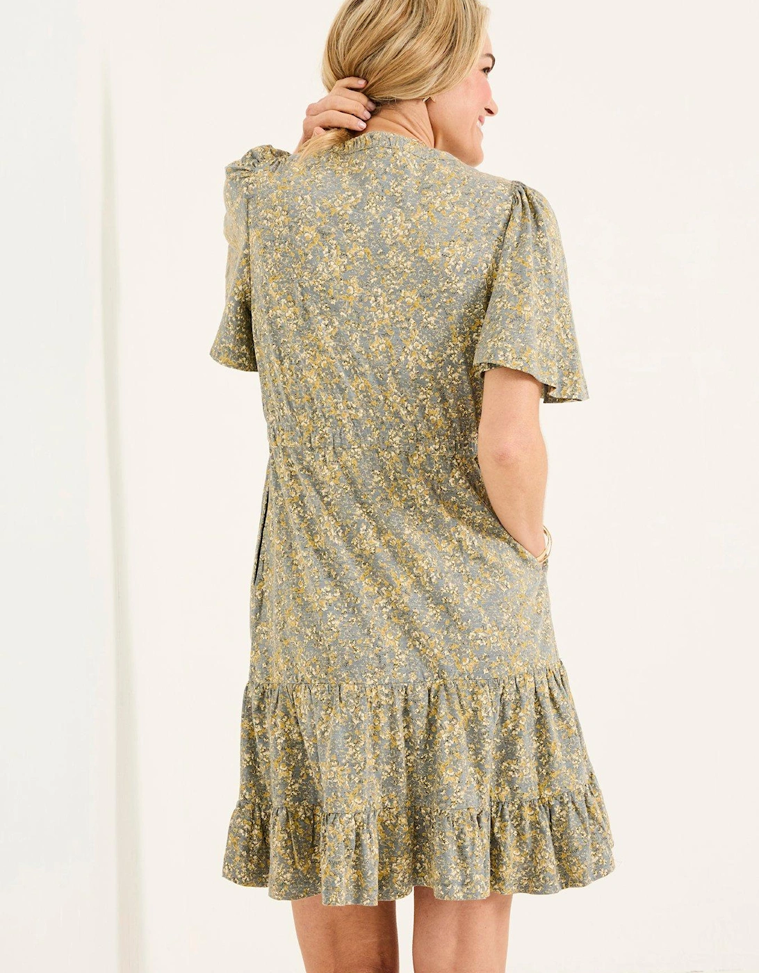 Grace Air Ditsy Dress - Yellow