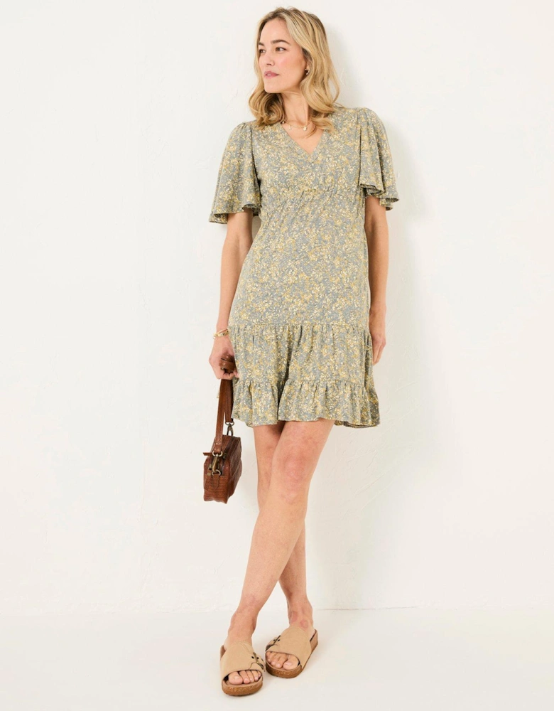 Grace Air Ditsy Dress - Yellow