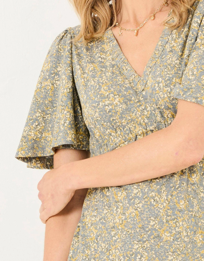 Grace Air Ditsy Dress - Yellow