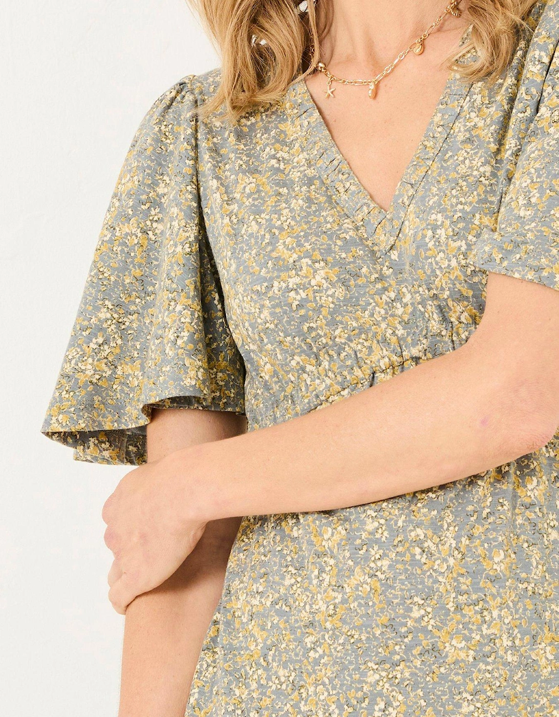 Grace Air Ditsy Dress - Yellow