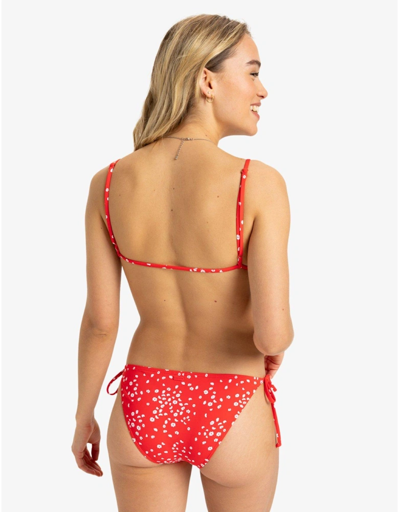 Womens Beach Classics Bikini Tie Pant Separate Bottom Swimsuit - Red