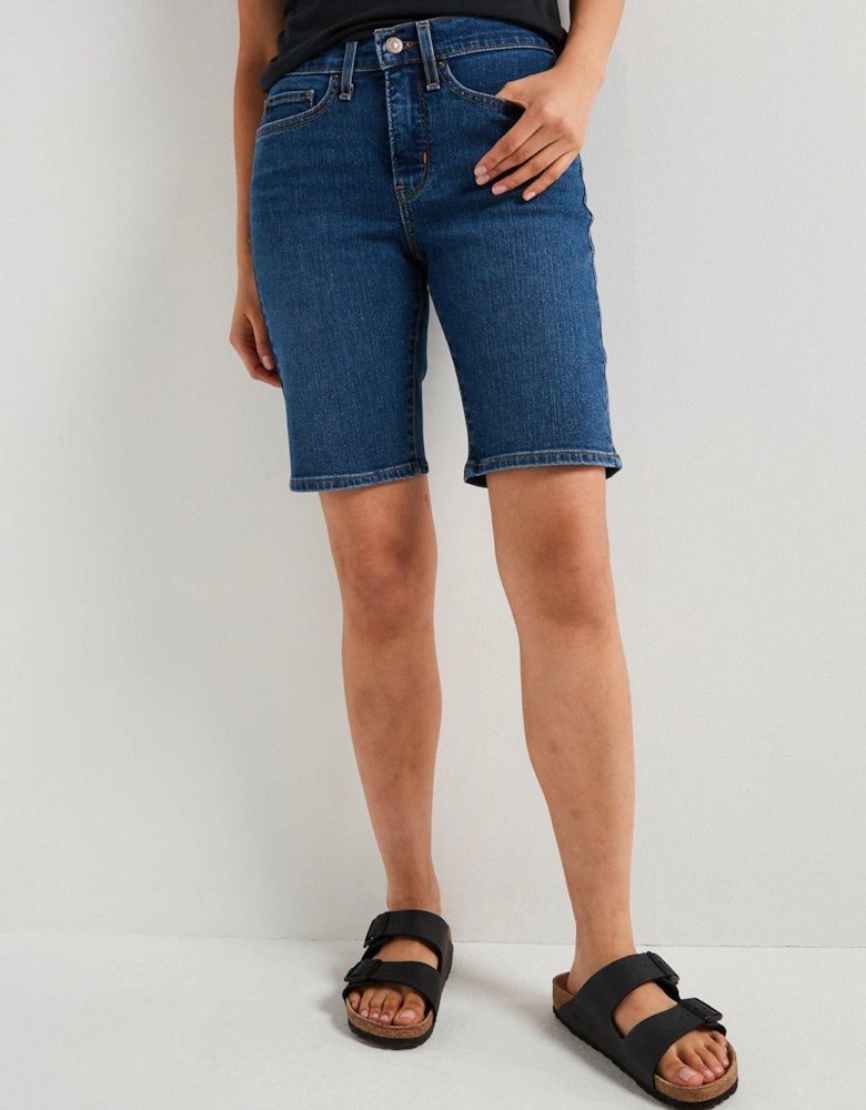 Shaping Bermuda Shorts - Clever Girl Short - Blue
