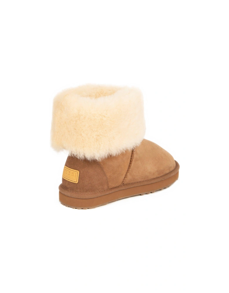 Ladies Cornwall Sheepskin Boot - Chestnut