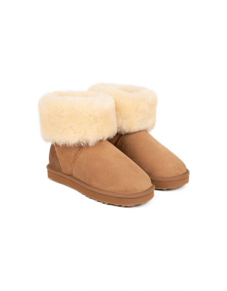 Ladies Cornwall Sheepskin Boot - Chestnut