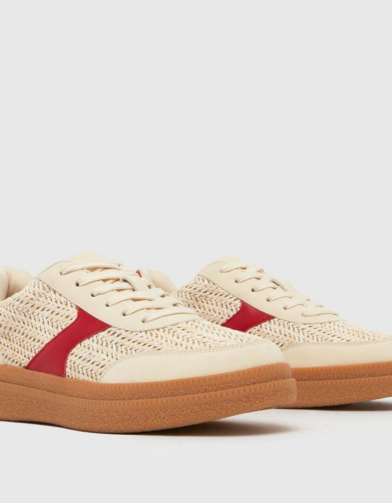 Malani Gum Sole Trainers - Red