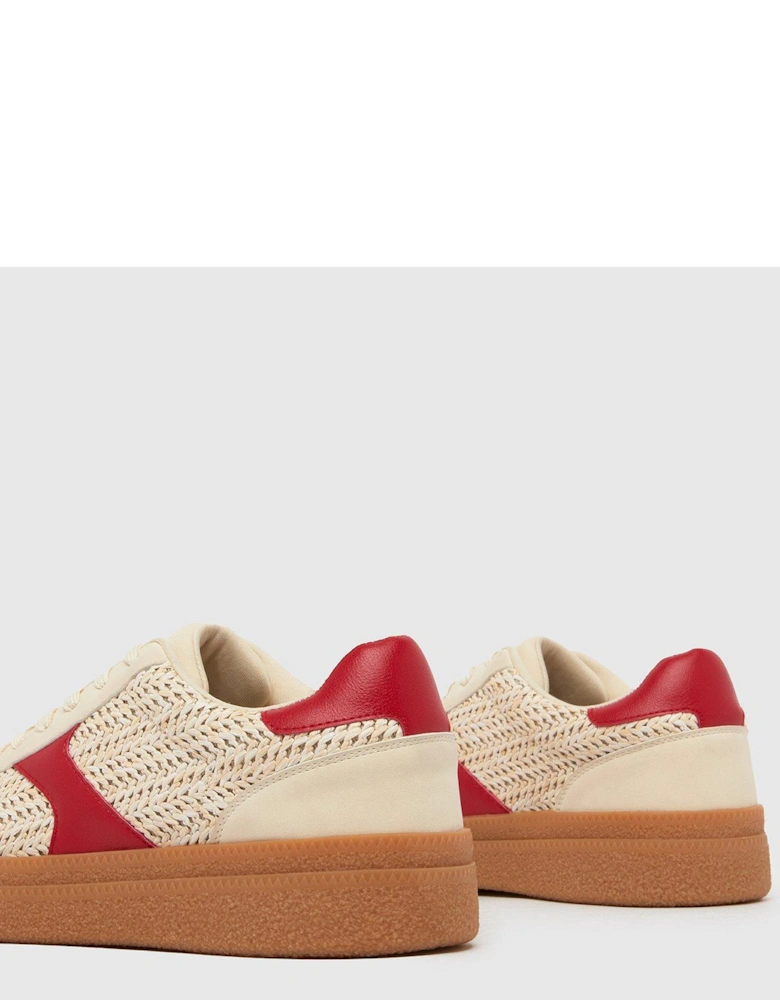 Malani Gum Sole Trainers - Red