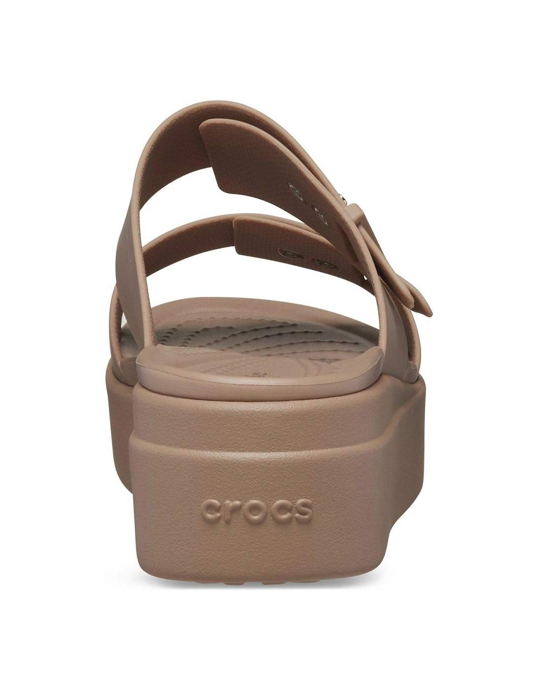 Brooklyn Buckle Flatform Sandal - Brown