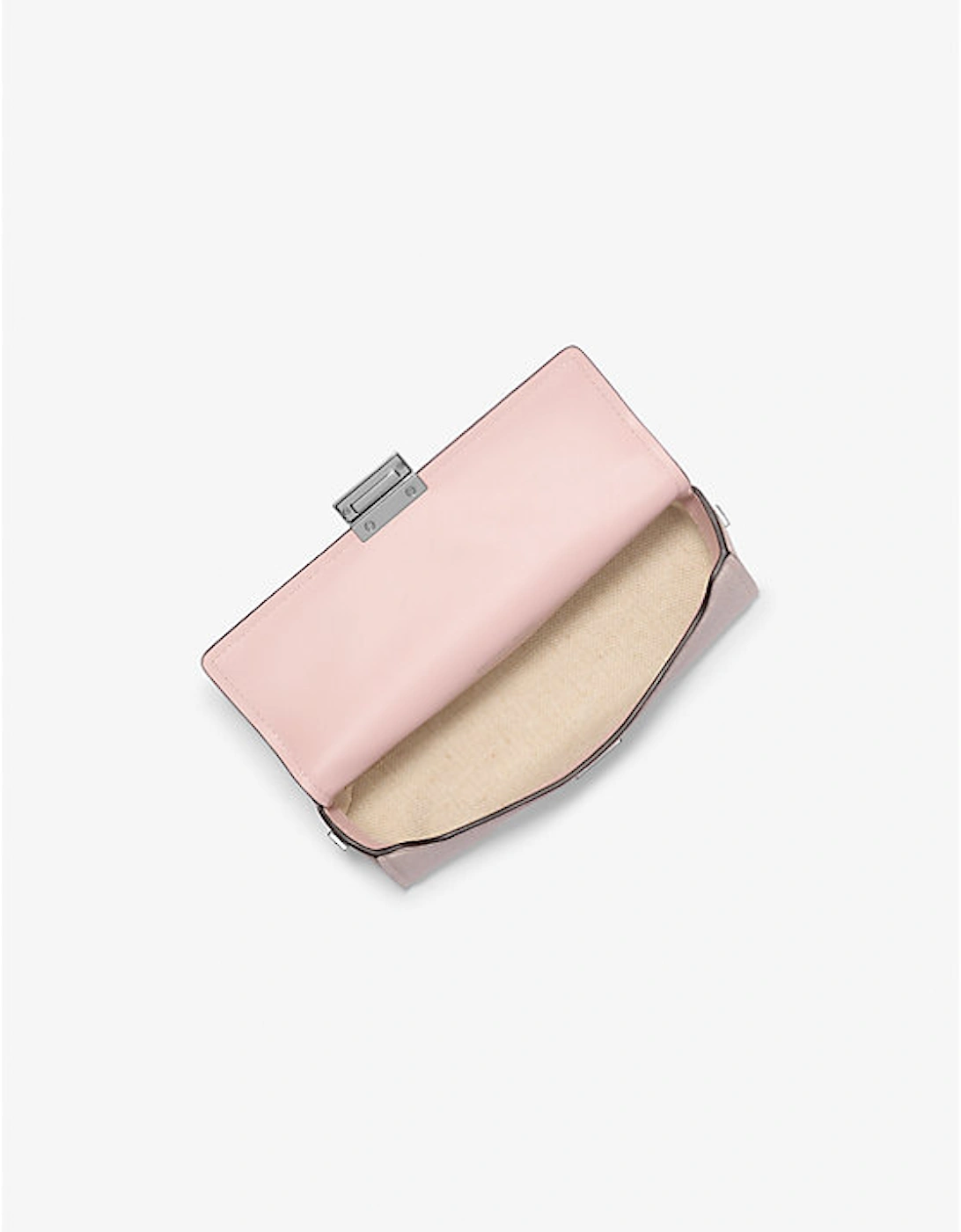 Lunar New Year Ludlow Small Denim-Printed Leather Convertible Pochette