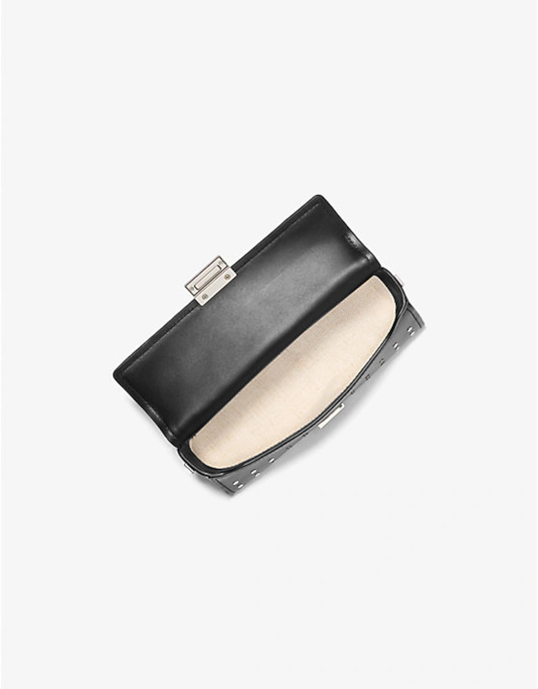 Ludlow Small Studded Leather Convertible Pochette