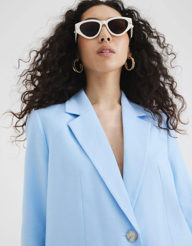 Oversized Blazer - Light Blue