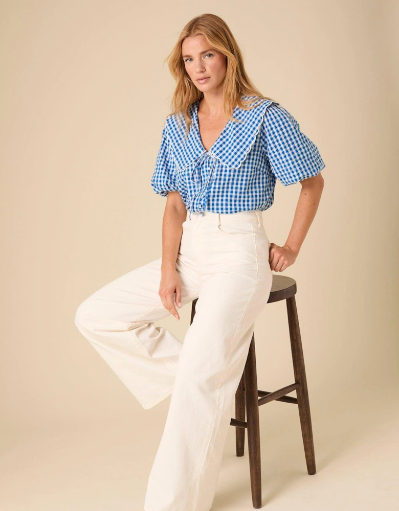Birdie Blouse - Blue