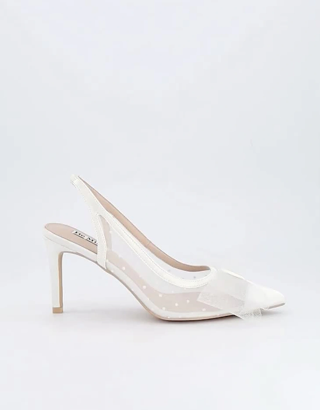 Be Mine Malini Heeled Shoes - Ivory Satin