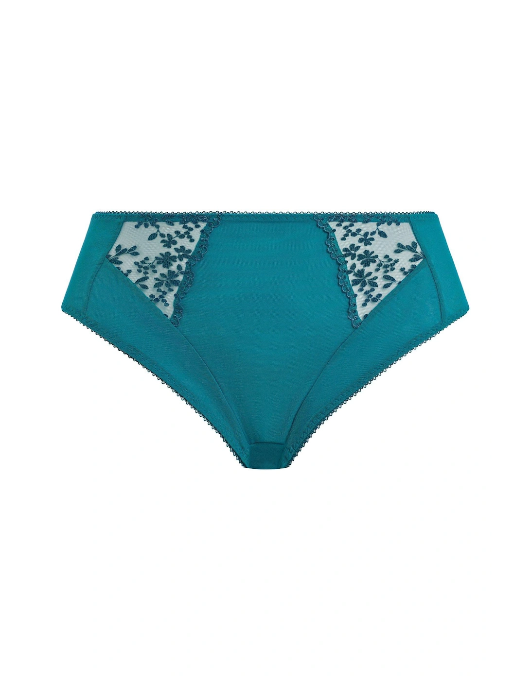 Zarla High Leg Brief - Green