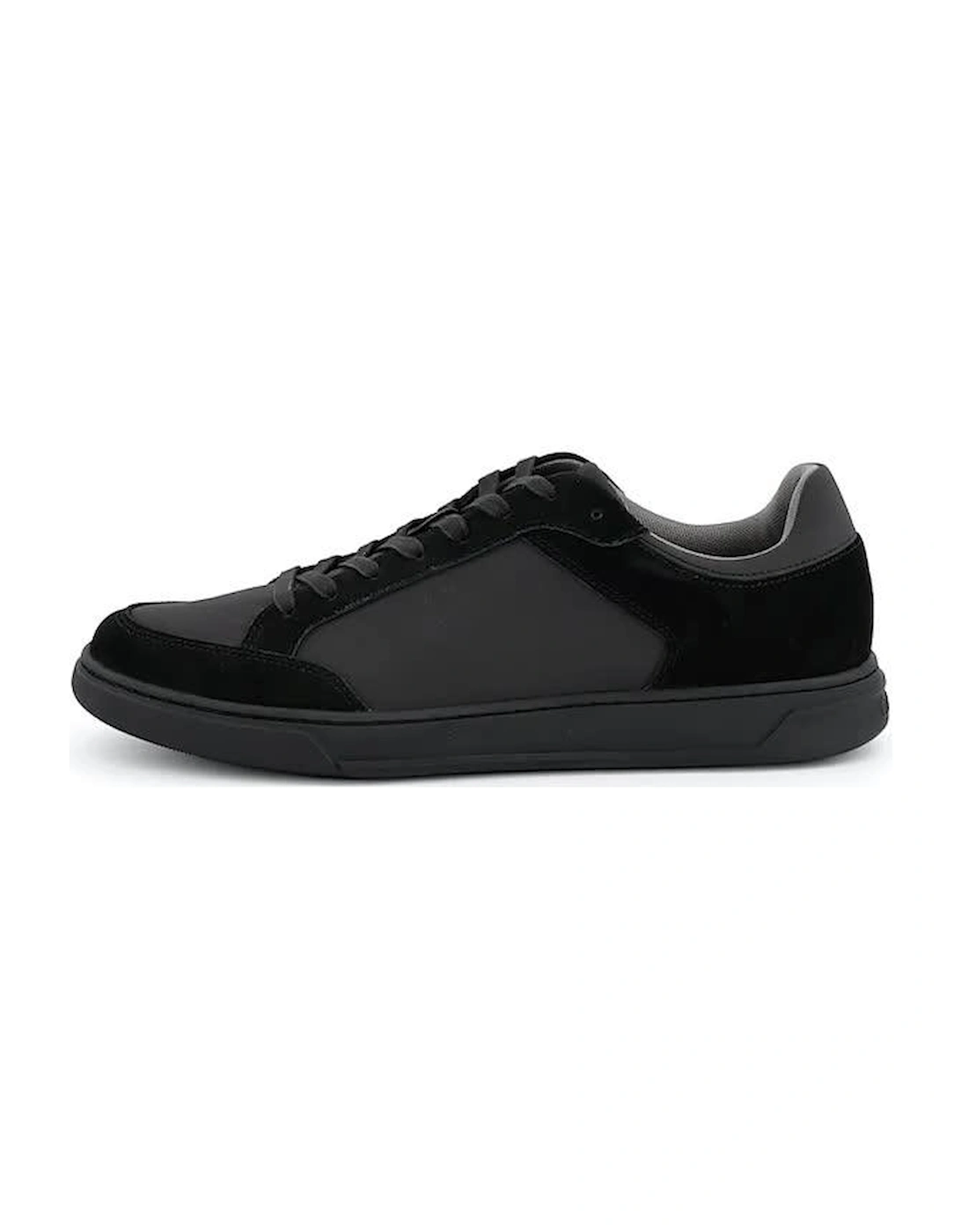 Low Top Lace Up Reprieve Mixed Media Trainers - Black