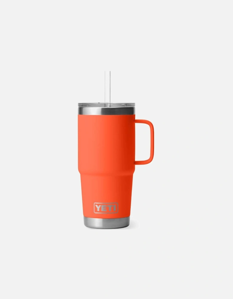 Rambler 25 Oz Straw Mug Papaya