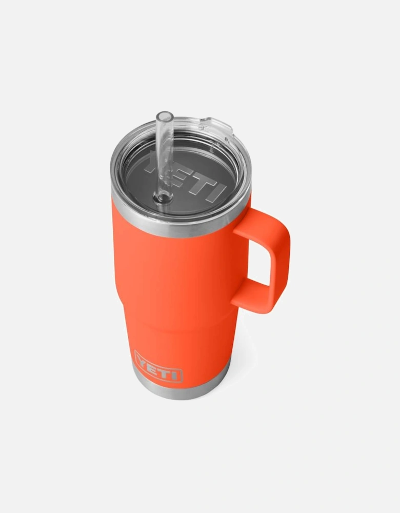 Rambler 25 Oz Straw Mug Papaya