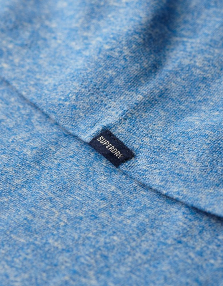 Men's Essential Logo Embroidered Tee Fresh Blue Grit