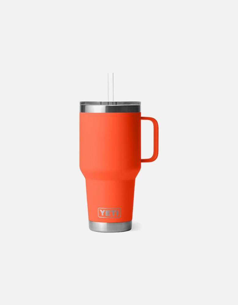 Rambler 35 Oz Straw Mug Papaya